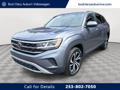 Black 2023 Volkswagen Atlas Cross Sport 3.6L V6 SEL for sale in Auburn, WA