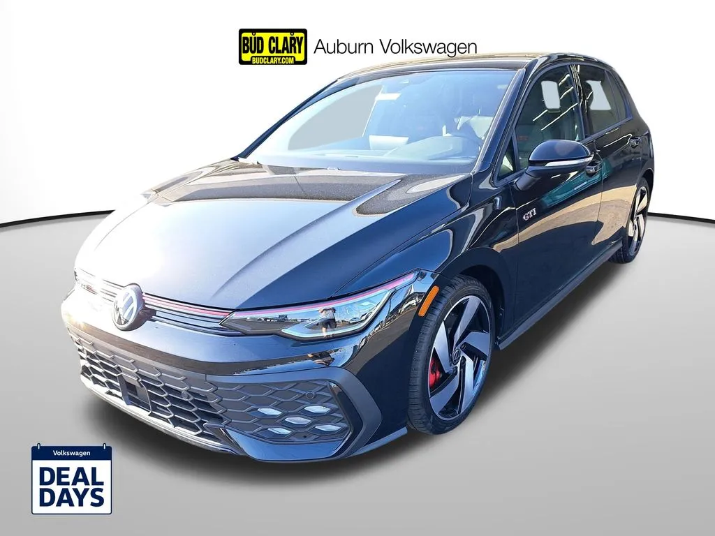 Black 2025 Volkswagen Golf GTI 2.0T S for sale in Auburn, WA