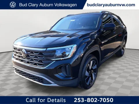 Black 2025 Volkswagen Atlas Cross Sport 2.0T SE w/Technology for sale in Auburn, WA