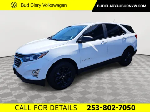 White 2021 Chevrolet Equinox LS for sale in Auburn, WA