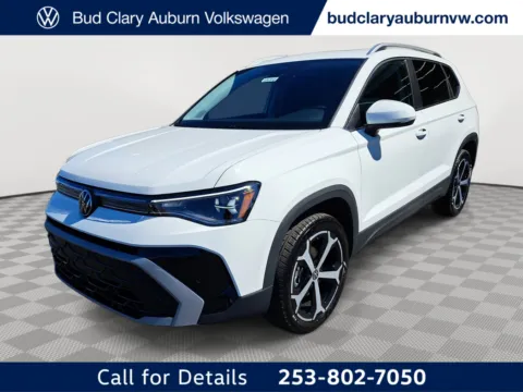 White 2025 Volkswagen Taos SEL for sale in Auburn, WA