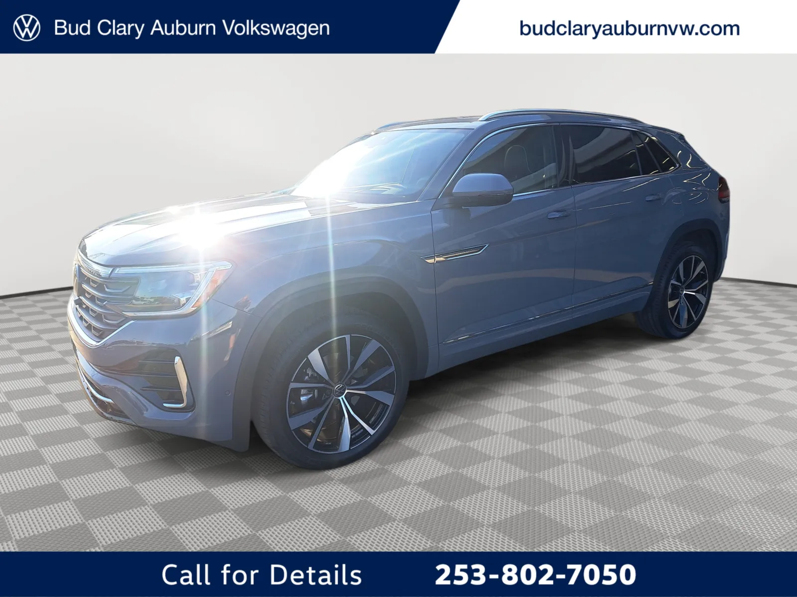 Gray 2025 Volkswagen Atlas Cross Sport 2.0T SEL Premium R-Line for sale in Auburn, WA