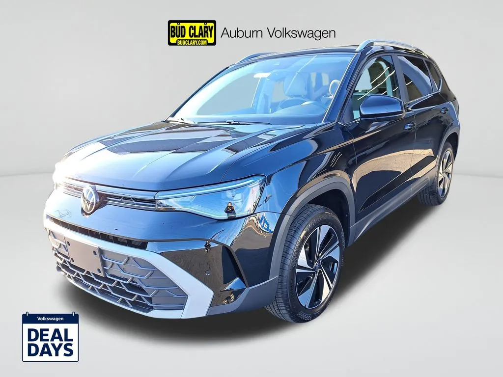 Black 2025 Volkswagen Taos 1.5T SE for sale in Auburn, WA