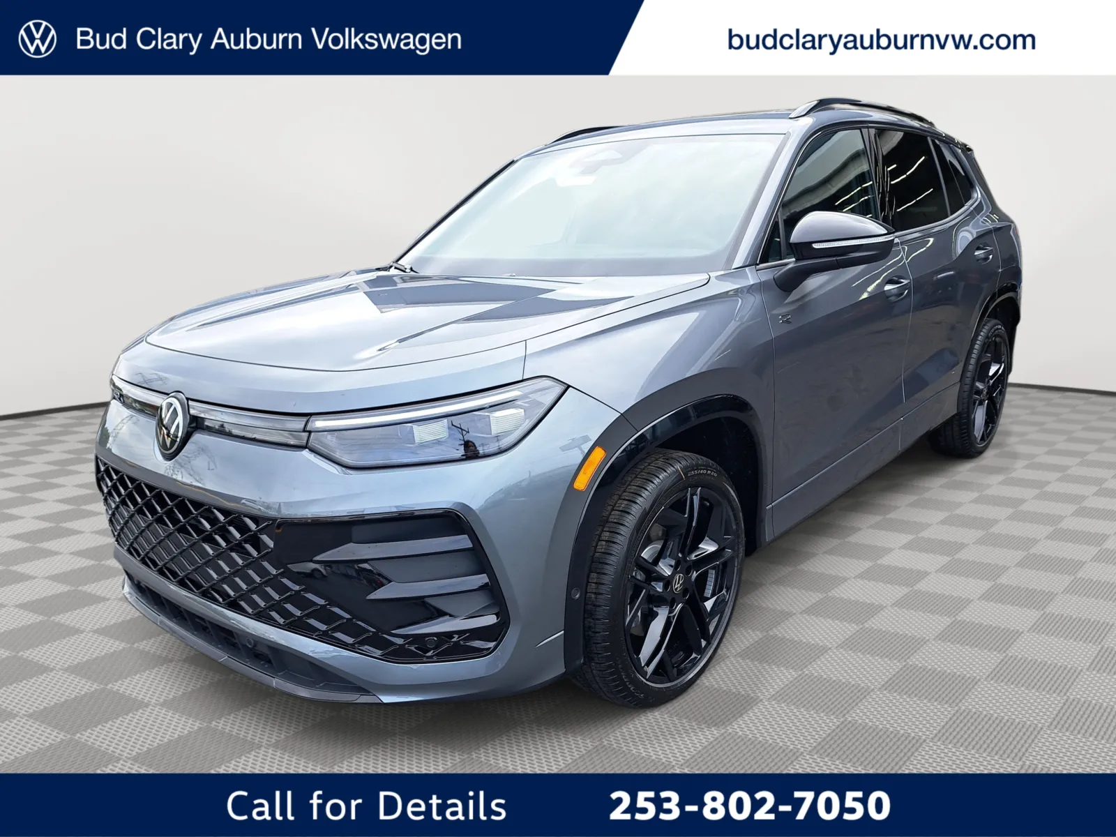Gray 2025 Volkswagen Tiguan SE R-Line Black for sale in Auburn, WA