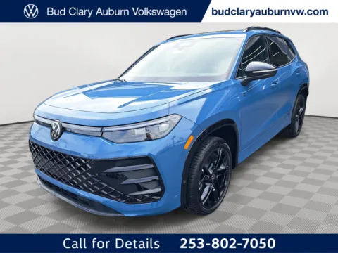 Blue 2025 Volkswagen Tiguan SE R-Line Black for sale in Auburn, WA