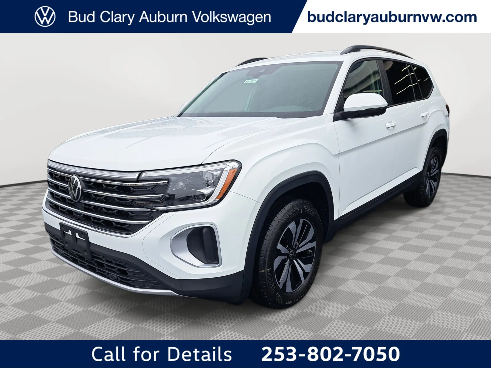 White 2025 Volkswagen Atlas 2.0T SE for sale in Auburn, WA