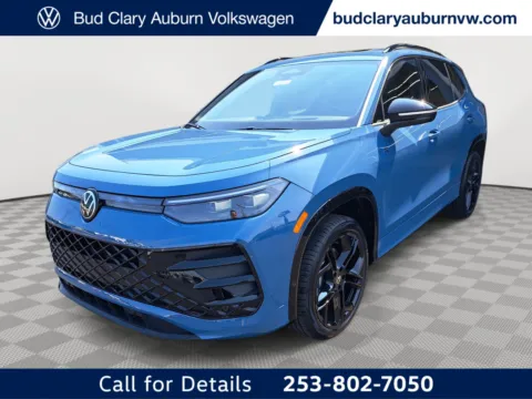 Blue 2025 Volkswagen Tiguan SE R-Line Black for sale in Auburn, WA