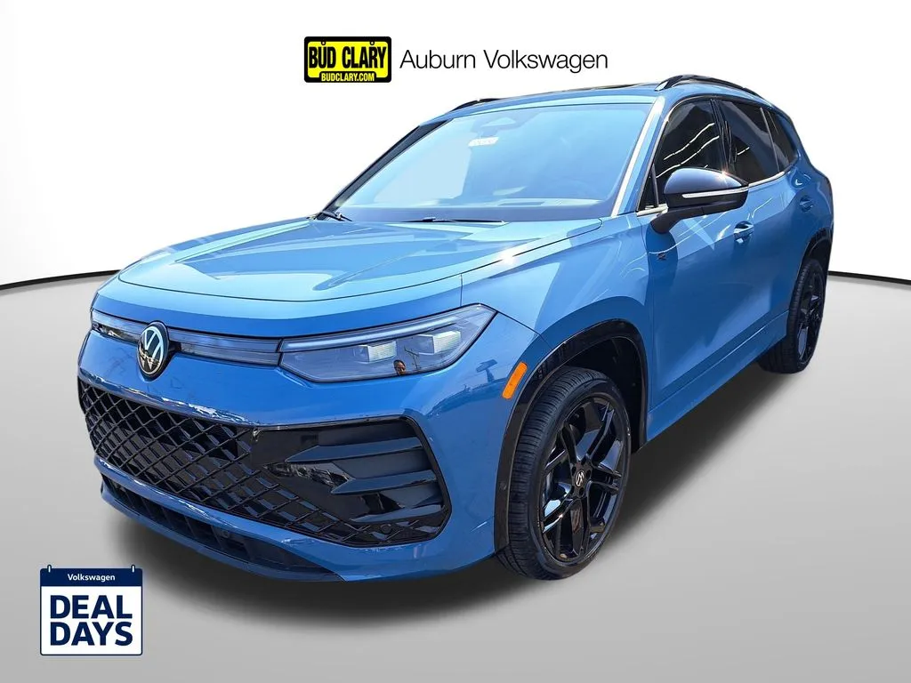 Blue 2025 Volkswagen Tiguan 2.0T SE R-Line Black for sale in Auburn, WA