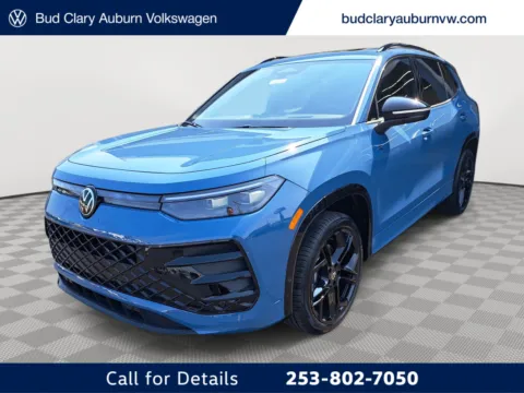 Blue 2025 Volkswagen Tiguan SE R-Line Black for sale in Auburn, WA