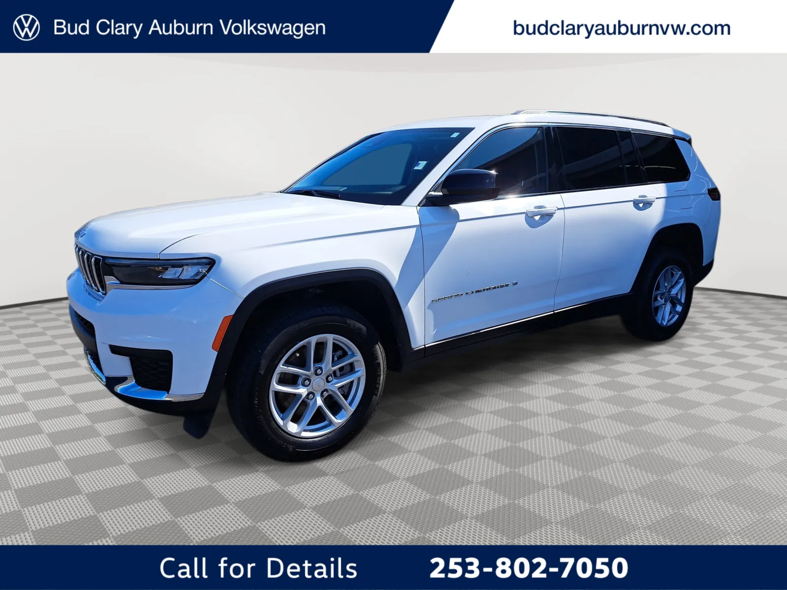 White 2023 Jeep Grand Cherokee L Laredo for sale in Auburn, WA