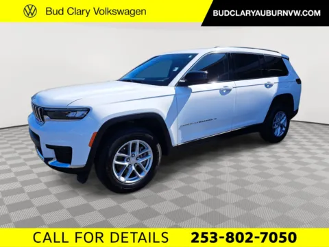 White 2023 Jeep Grand Cherokee L Laredo for sale in Auburn, WA