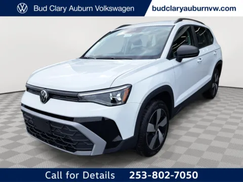 White 2025 Volkswagen Taos S for sale in Auburn, WA