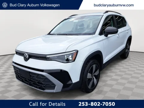 White 2025 Volkswagen Taos S for sale in Auburn, WA