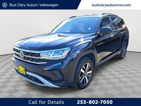 Black 2021 Volkswagen Atlas 2.0T SE for sale in Auburn, WA