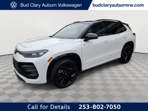 White 2025 Volkswagen Tiguan SE R-Line Black for sale in Auburn, WA