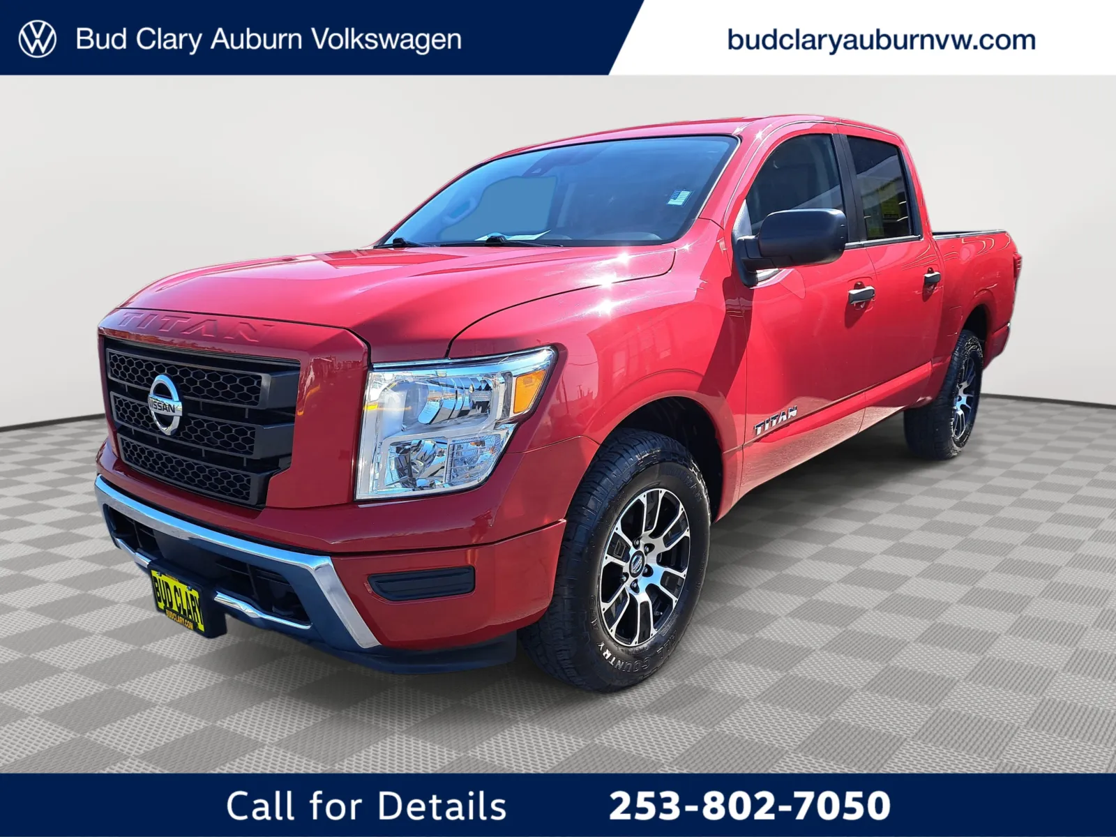 Red 2022 Nissan Titan SV for sale in Auburn, WA