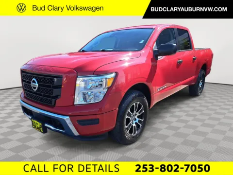 Red 2022 Nissan Titan SV for sale in Auburn, WA