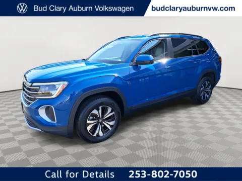 Blue 2026 Volkswagen Atlas 2.0T SE for sale in Auburn, WA