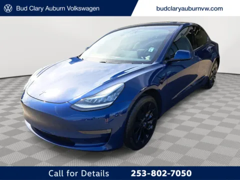 Blue 2018 Tesla Model 3 Long Range Battery for sale in Auburn, WA