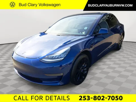 Blue 2018 Tesla Model 3 Long Range Battery for sale in Auburn, WA