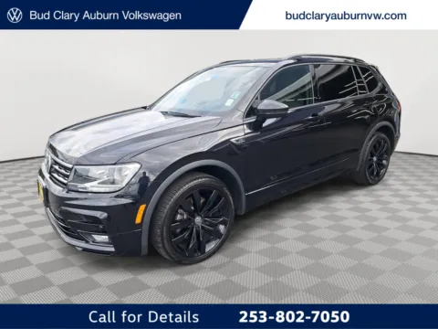 Black 2021 Volkswagen Tiguan SE R-Line Black for sale in Auburn, WA