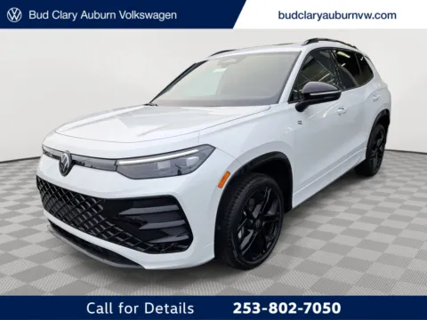 White 2025 Volkswagen Tiguan SE R-Line Black for sale in Auburn, WA