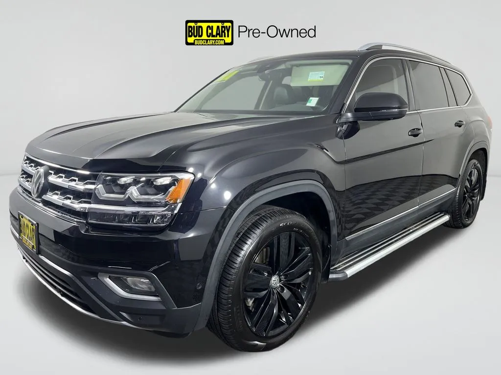Black 2019 Volkswagen Atlas SEL Premium for sale in Auburn, WA