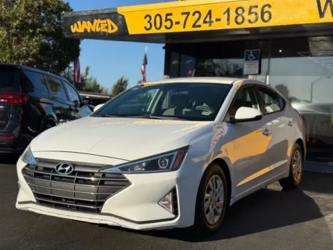 White 2019 Hyundai Elantra SE Sedan 4D for sale in North Miami Beach, FL