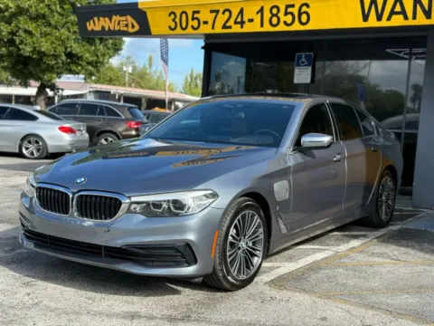 Gray 2019 BMW 5 Series 530e iPerformance Sedan 4D for sale in North Miami Beach, FL