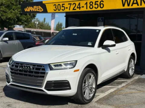 White 2018 Audi Q5 Premium Plus Sport Utility 4D for sale in North Miami Beach, FL
