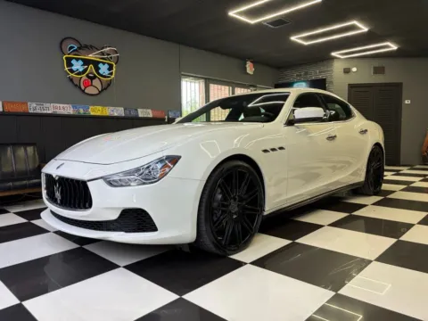 White 2015 Maserati Ghibli Sedan 4D for sale in North Miami Beach, FL