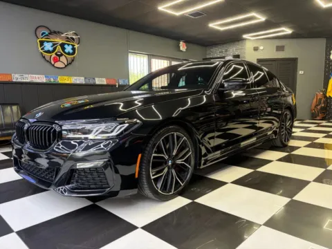 Black 2021 BMW 5 Series 530i Sedan 4D for sale in North Miami Beach, FL