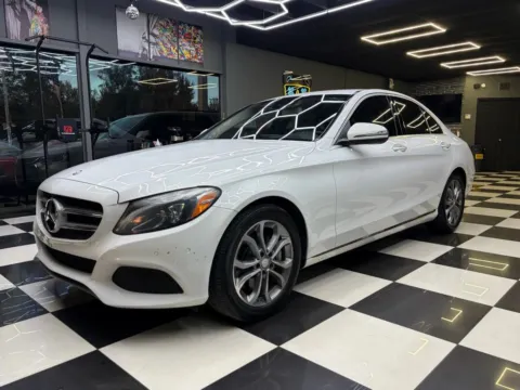 White 2016 Mercedes-Benz C-Class C 300 Sedan 4D for sale in North Miami Beach, FL
