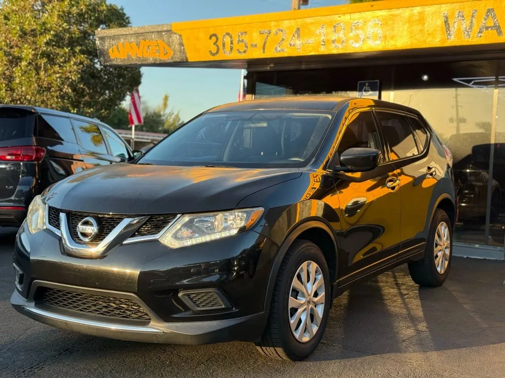 Black 2016 Nissan Rogue S Sport Utility 4D for sale in North Miami Beach, FL