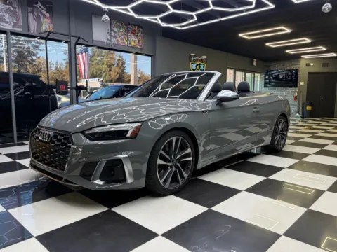 Gray 2022 Audi S5 Premium Convertible 2D for sale in North Miami Beach, FL