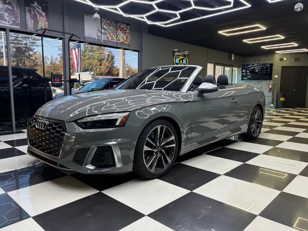 Gray 2022 Audi S5 Premium Convertible 2D for sale in North Miami Beach, FL