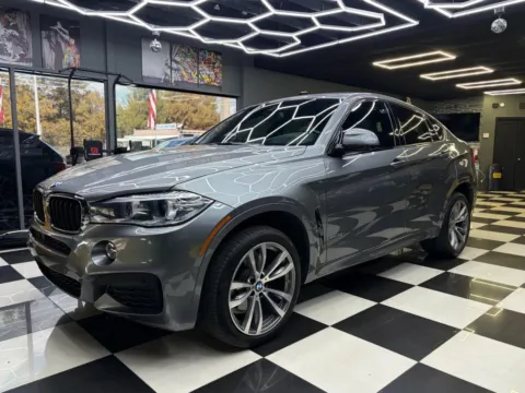 Gray 2016 BMW X6 xDrive35i Sport Utility 4D for sale in North Miami Beach, FL