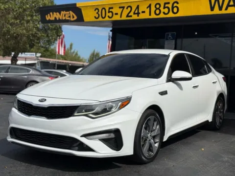 White 2020 Kia Optima S Sedan 4D for sale in North Miami Beach, FL