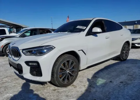 White 2021 BMW X6 xDrive40i Sport Utility 4D for sale in North Miami Beach, FL