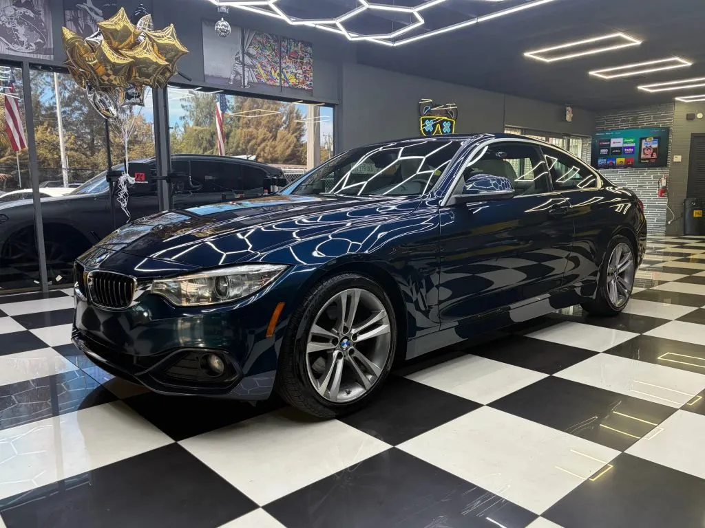 Gray 2017 BMW 4 Series 430i Coupe 2D for sale in North Miami Beach, FL