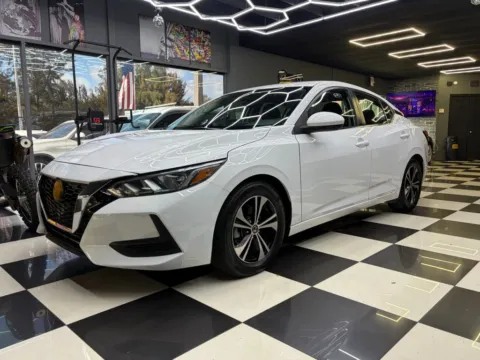 White 2022 Nissan Sentra SV Sedan 4D for sale in North Miami Beach, FL