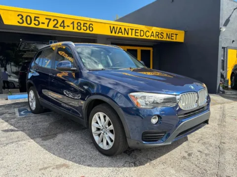 Gray 2017 BMW X3 sDrive28i Sport Utility 4D for sale in North Miami Beach, FL