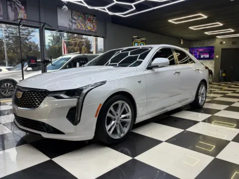 White 2020 Cadillac CT4 Luxury Sedan 4D for sale in North Miami Beach, FL