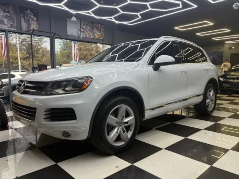 White 2012 Volkswagen Touareg VR6 Lux Sport Utility 4D for sale in North Miami Beach, FL