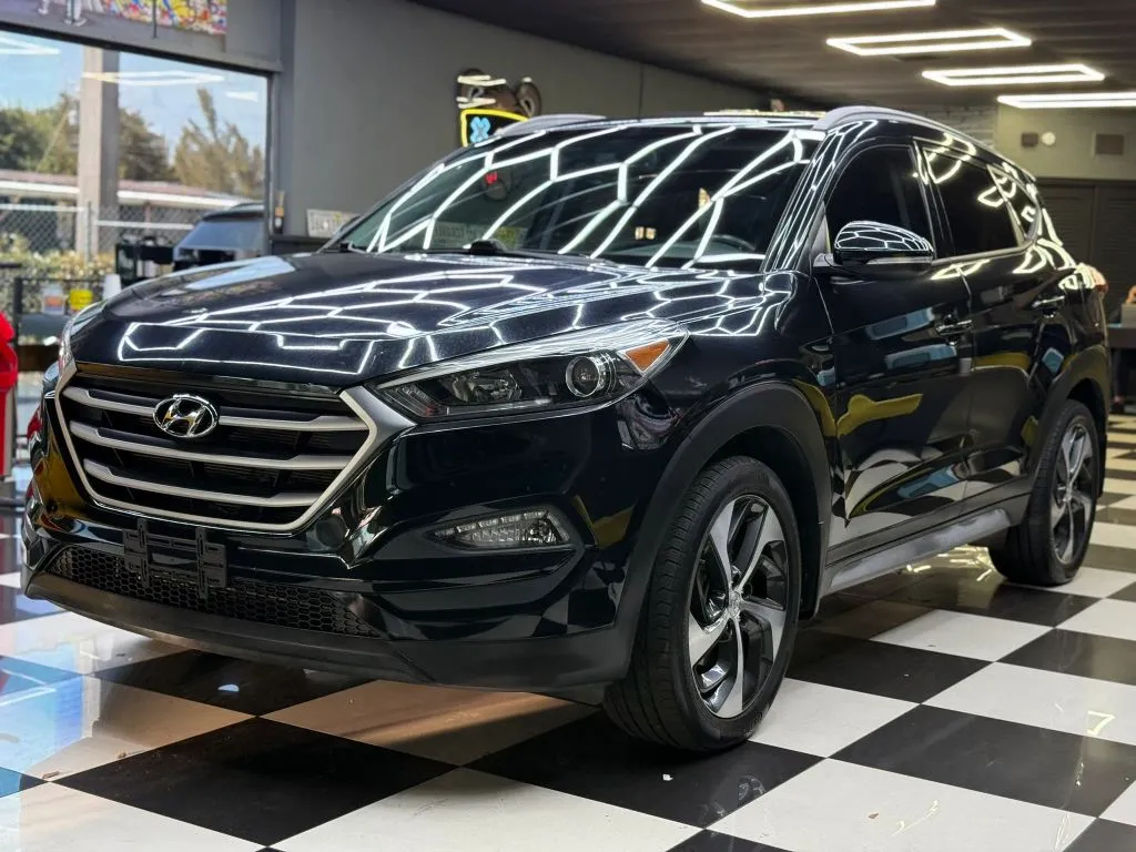 Red 2017 Hyundai Tucson SE Plus Sport Utility 4D for sale in North Miami Beach, FL