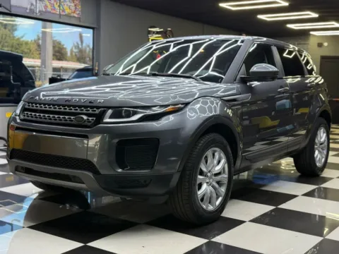 Blue 2019 Land Rover Range Rover Evoque SE Sport Utility 4D for sale in North Miami Beach, FL