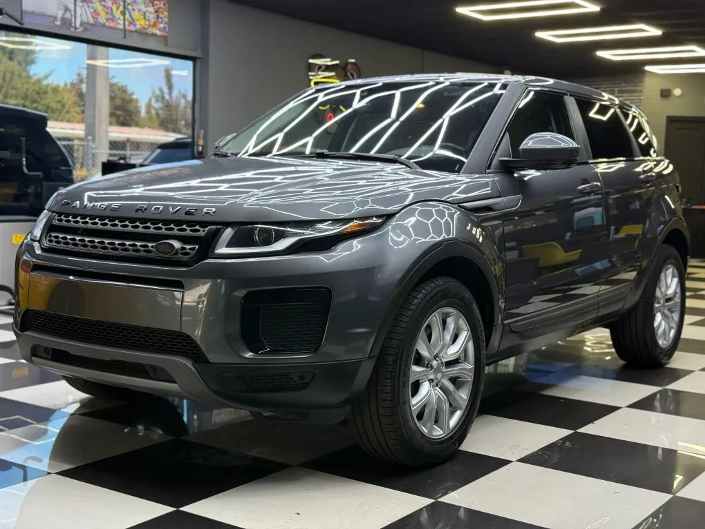 Blue 2019 Land Rover Range Rover Evoque SE Sport Utility 4D for sale in North Miami Beach, FL