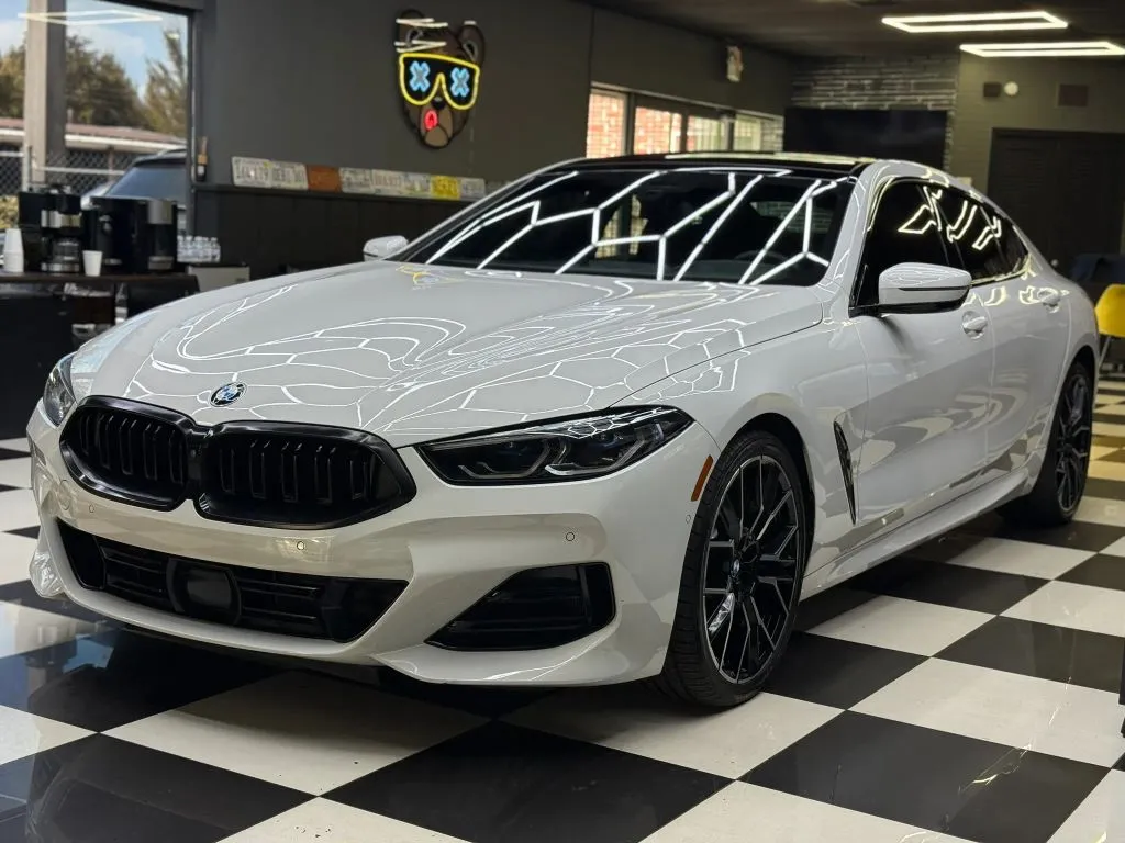 White 2023 BMW 8 Series 840i xDrive Gran Coupe Sedan 4D for sale in North Miami Beach, FL