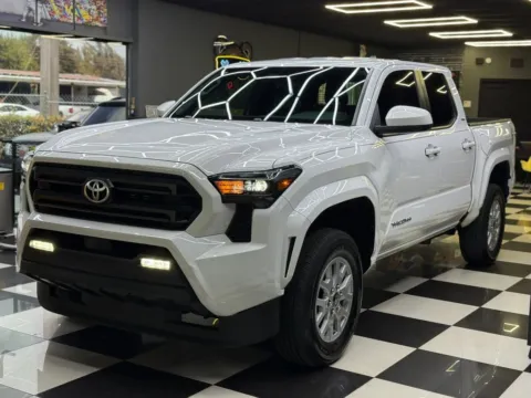 White 2024 Toyota Tacoma Double Cab SR5 Pickup 4D 5 ft for sale in North Miami Beach, FL