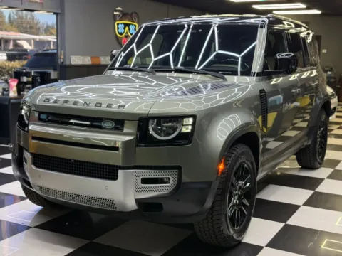 Green 2021 Land Rover Defender 110 S Sport Utility 4D for sale in North Miami Beach, FL